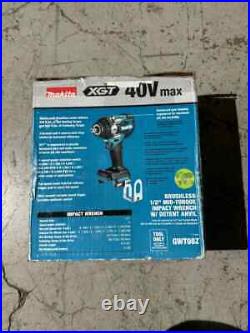 Makita GWT08Z 40V XGT Brushless 1/2 Sq. Mid-Torque Impact Wrench Bare Tool