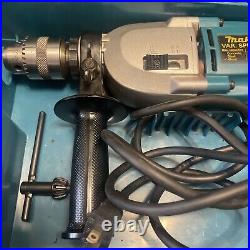 Makita HP2010N 3/4 2 Speed Hammer Drill LN Condition! With Bits, case, Etc