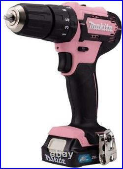 Makita HP333DSAP Cordless Impact Drill 12V 2.0 Ah Pink 2,811 kg