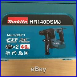 Makita HR140DSMJ 10.8v CXT 2x4.0Ah 14mm Li-ion SDS Plus Rotary Hammer Kit