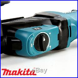 Makita HR2630 SDS+ 3 Mode Rotary Hammer Drill Extra Drills & Keyless Chuck 240V
