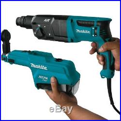 Makita HR2650 240v SDS+ Rotary Hammer Drill AVT Low Vibration + Dust Extractor