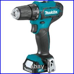 Makita Impact Driver 12V max CXT 1.5 Ah Lithium-Ion Cordless Drill Combo Kit