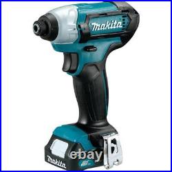 Makita Impact Driver 12V max CXT 1.5 Ah Lithium-Ion Cordless Drill Combo Kit