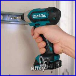 Makita Impact Driver 12V max CXT 1.5 Ah Lithium-Ion Cordless Drill Combo Kit