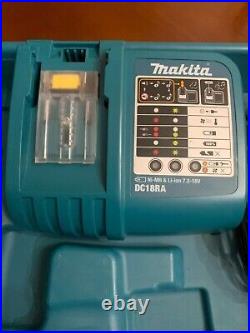Makita Impact Driver and Drill Hard Case Combo with charger and two batteries