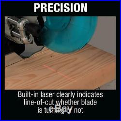 Makita LS1219LX 12 Inch Dual Slide Compound Miter Saw with Laser and Stand