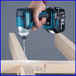 Makita LXDT06 18V LXT Brushless 1/4 Impact Driver with Automatic Speed Downshif