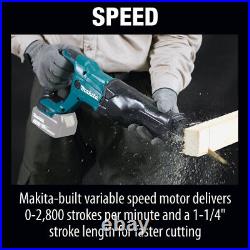 Makita LXT 18V Cordless Li-Ion Reciprocating Saw (Tool Only) XRJ04Z New