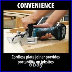 Makita Plate Joiner 18-Volt Lithium-Ion 0.75 in Cordless Adjustable (Tool-Only)