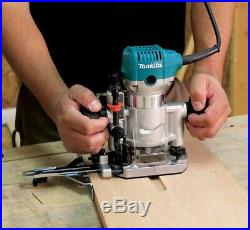 Makita RT0700CX4 1/4 Router / Laminate Trimmer with Trimmer Guide 240V 710w