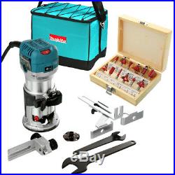 Makita RT0700CX4 Router/Laminate Trimmer 240V With 1/4 12 Pcs Cutter Set & Bag