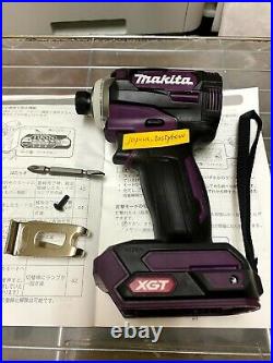 Makita TD001GZAP Purple TD001G 40V Max XGT Impact Driver Body Only Made in Japan