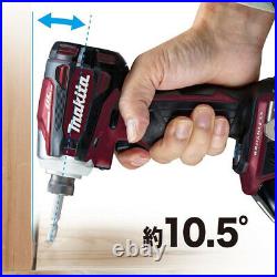 Makita TD172DZAR Impact Driver Authentic Red 18V 6.0Ah Body Tool Only