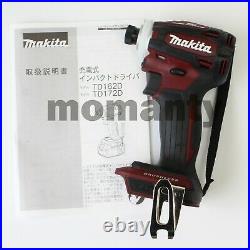 Makita TD172D Impact Driver TD172DZAR Authentic Red 18V Body Tool Only