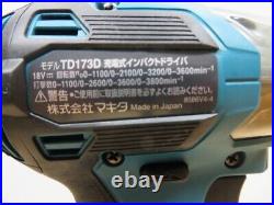 Makita TD173DZ Impact Driver TD173DZ Blue 18V 1/4 Brushless Tool Only New Tools