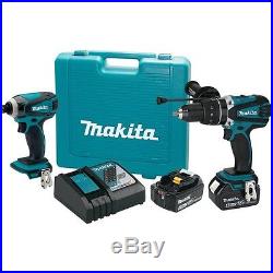 Makita Tools 18V LXT Lithium-Ion Cordless 2 Piece Combo Kit Drill Driver XT218MB