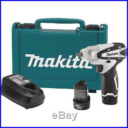 Makita WT01W 12V Max Lithium-Ion Battery Anvil Cordless 3/8 Impact Wrench Kit