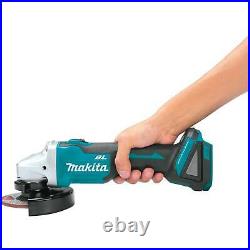 Makita XAG04Z 18V LXT Lithium-Ion Brushless Cordless 4-1/2 5 in. Cut-Off Grinder