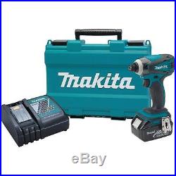 Makita XDT042 18-Volt LXT Lithium-Ion Impact Driver Kit, BL1830 Battery, Charger