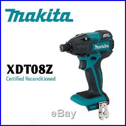 Makita XDT08Z A Grade 18V LXT Lithium Ion Brushless Impact Driver, Tool Only