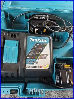 Makita XDT11 18V LXT Li-Ion Cordless Impact Drive, 3 Batteries, Charger & Case