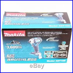 Makita XDT12Z 18V Brushless Cordless 4-Speed Impact Driver (Tool Only)