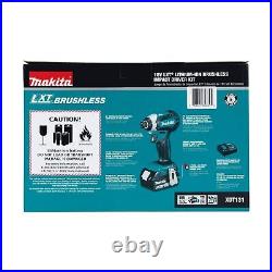 Makita XDT131 18V LXT Lithium-Ion Brushless Cordless Impact Driver Kit 3