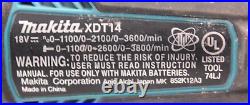 Makita XDT14Z 18V Impact Driver with 18V 4.0Ah Battery