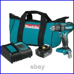Makita XFD131 18V Lxt Lithium-Ion Brushless Cordless 1/2 In. Driver-Drill Kit