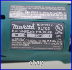 Makita XLT02Z 18V Cordless Lithium-Ion 3/8 Drive Angle Impact Wrench With Bat
