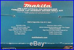 Makita XPH07MB 18V LXT Lithium-Ion Brushless Cordless 1/2 Hammer Driver-Drill