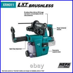 Makita XRH011TWX 18V LXT Lithium Ion Brushless Cordless 1 Rotary Hammer Kit