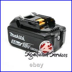 Makita XRH01Z 1 18V LXT SDS plus Brushless Rotary Hammer Drill 5.0 Ah Battery