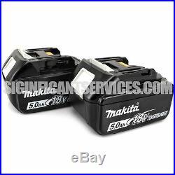 Makita XRJ05Z 18V Li-Ion Brushless Cordless Reciprocating Saw 2 5.0 Ah Batteries