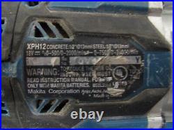 Makita XRJ05 18V Reciprocating Saw- XPH12 18V 1/2 Hex Impact Driver Set. Read