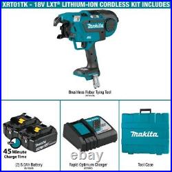 Makita XRT01TK 18V LXT Li-Ion Brushless Cordless Rebar Tying Tool Kit (5.0Ah)