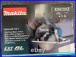 Makita XSC02Z Brushless Cordless 18 volt 5 7/8 Metal Cutting Saw New in Box
