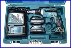 Makita XSF03R 18V Li-Ion Brushless Drywall Screwdriver Kit with Battery & Charger