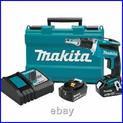 Makita XSF03T 18V LXT Brushless 4,000 RPM Drywall Screwdriver Kit (5.0Ah)