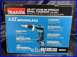 Makita XSF03Z, 18V LXT Lithium Brushless Drywall Screwdriver tool only
