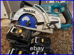 Makita XSR01 (36V) Brushless Cordless Rear Handle 7-1/4-Inch Circular Saw Kit