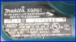 Makita XSR01z 7-1/4 18V Circular Saw with 2x 5Ah Batteries & Charger Kit