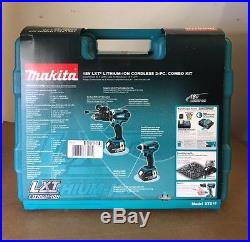 Makita XT218 18V LXT Lithium-Ion Cordless Combo Kit, 2-Piece FREE Shipping