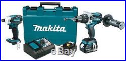 Makita XT252MB 18-Volt 4.0Ah 2-Piece Lithium-Ion Brushless Cordless Combo Kit