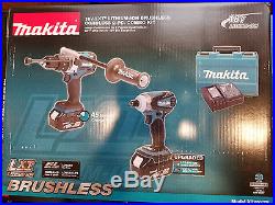 Makita XT252TB LXT 18-Volt 5.0Ah Hammer-Drill and Impact Driver Combo Kit