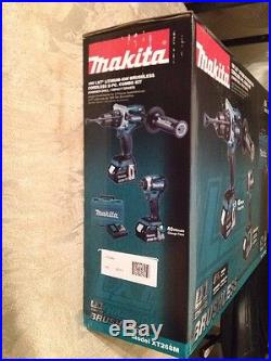 Makita XT268M 18V LXT Hammer Drill / Impact Driver 2-Tool Combo Kit (4 Ah)