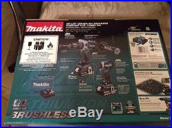 Makita XT268M 18V LXT Hammer Drill / Impact Driver 2-Tool Combo Kit (4 Ah)