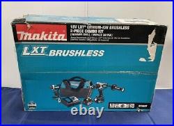 Makita XT268T 18V Brushless Cordless Impact Driver and Hammer Drill Combo Kit