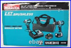 Makita XT269M 18V LXT Brushless Drill/Driver Combo Kit